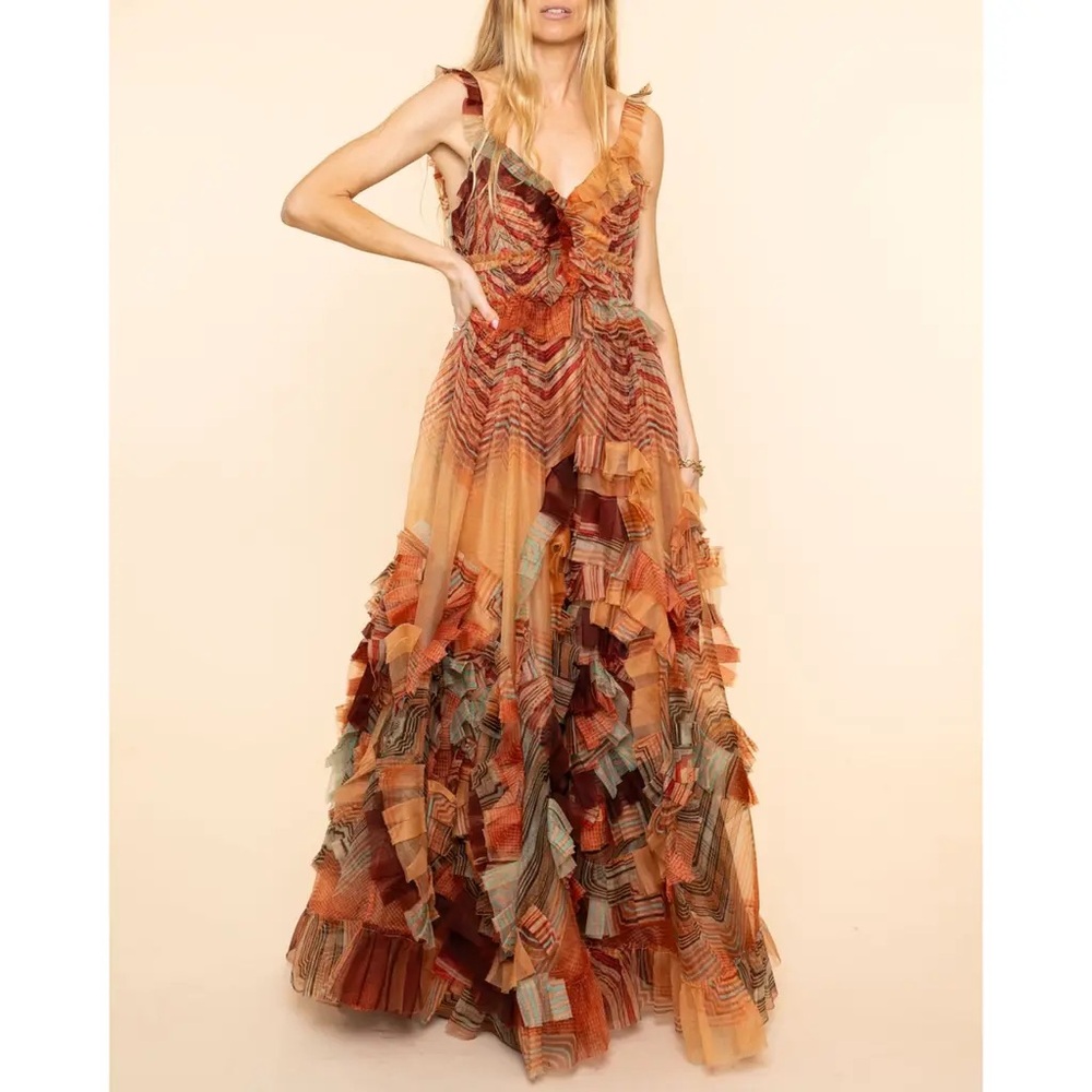 Ulla Johnson silk maxi gown NWT